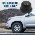 Uxcell 2pcs 70mm Rubber Housing Seal Cap Dustproof Cover For Car Led Install