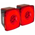 Lumitronics Trailer Halo Led Under 80 Combination Tail Light Stop Turn Rear Reflex Side Marker And Pair 