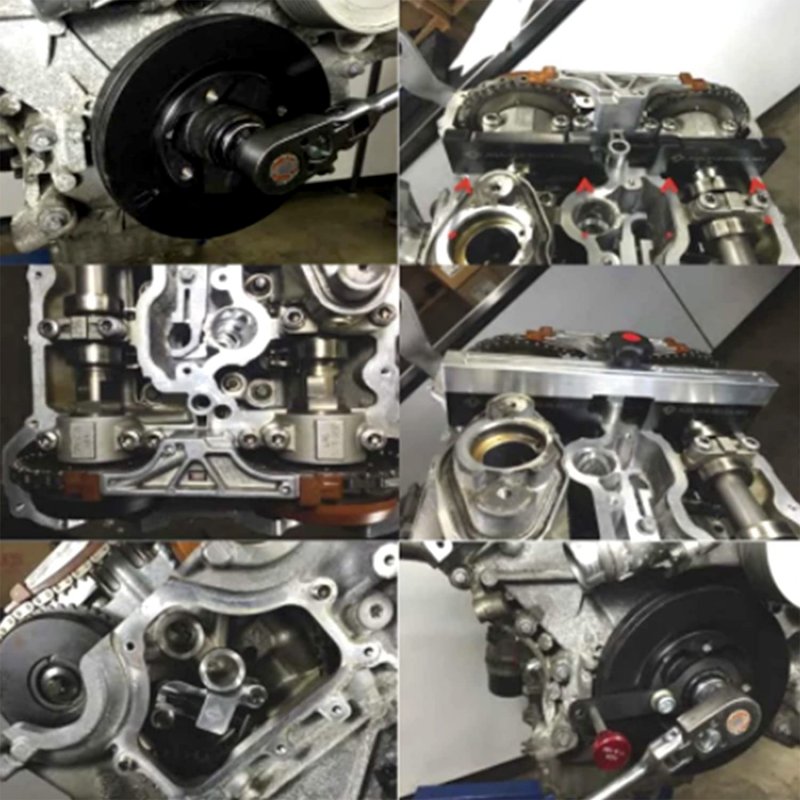 Zktool Engine Camshaft Alignment Tensioning Locking Timing Tool For Bmw V8 N63 S63 No Valve Lift N65 N74 X5 X6 Drive 750i 760i