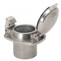 Flip Top Fuel Filler Neck Cap For 2 Inlet Compatible With Dune Buggy