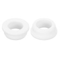2pcs Rubber Grommets 1-3 8 35mm Drill Hole 1 25mm Id Top Hat Grommet White Silicone Plug Gasket For Wiring Automotive 