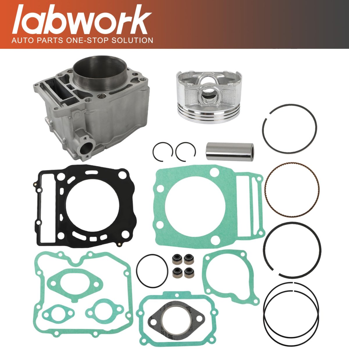 Cylinder Piston Top End Gasket Kit For Polaris Ranger 500 1999 2014 Sportsman Scrambler Atp Xplorer Worker Big Boss