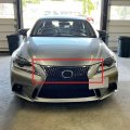 Hecasa F-sport Upper Bumper Grille Compatible With 2014-2016 Lexus Is200t Is250 Is350 Grill Replacement For Lx1200152