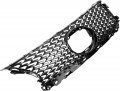 Hecasa F-sport Upper Bumper Grille Compatible With 2014-2016 Lexus Is200t Is250 Is350 Grill Replacement For Lx1200152