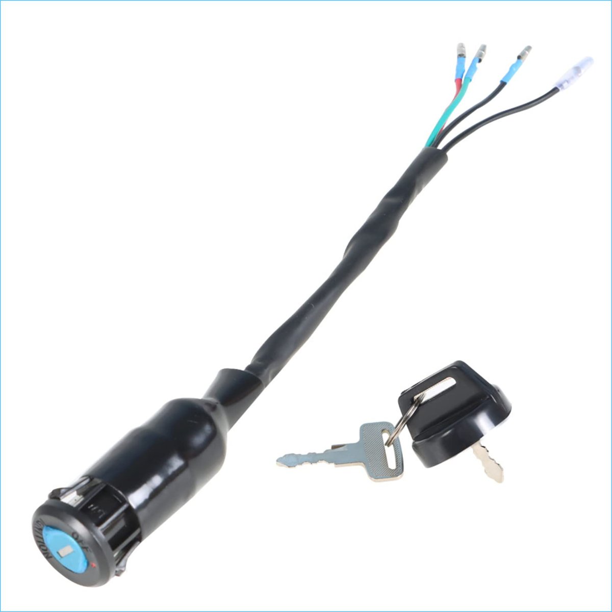 Ignition Key Switch Replacement For Crf230f 2003 2004 2005 2006 2007 Includes 2 Keys With Chip Plug And Play Installation