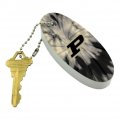 Graphics More Purdue University Tie Dye Floating Keychain Oval Foam Fishing Boat Buoy Key Float