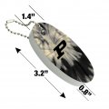 Graphics More Purdue University Tie Dye Floating Keychain Oval Foam Fishing Boat Buoy Key Float