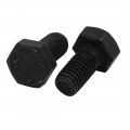 Uxcella 8 Grade M8x16mm Full Threaded Left Hand Thread Hex Head Bolt 4pcs