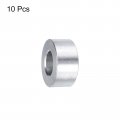 Uxcell 10pcs Aluminum Spacer 2 Bore X Od 7 16 Length Screw Standoff Bushing Plain Finish Round Metal For 1 Id Screws Bolts And