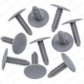 Rexka 10pcs Quarter Headlining Trim Panel Retainer Clips 15006827 Gray Nylon For Gm Gmc Chevy Trucks Pickup Yukon H2 Escalade 