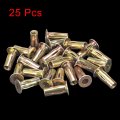 Uxcell Multi-grip Rivet-nut M8 Pre-bulbed Shank Carbon Steel Color-zinc-plated Flat Head Threaded Insert Nut 25pcs