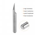 Uxcell Wood Engraving Bit Solid Carbide 3 175mm 1 8 Shank 30 Degree 0 5mm Tip Cnc Router Tool For Acrylic Pvc Mdf Pcb Carving