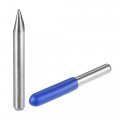 Uxcell Wood Engraving Bit Solid Carbide 3 175mm 1 8 Shank 30 Degree 0 5mm Tip Cnc Router Tool For Acrylic Pvc Mdf Pcb Carving