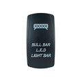 Laser Backlit Orange Rocker Switch Bull Bar Led Light 20a 12v On Off