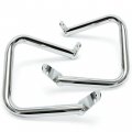Ecotric Engine Guard Highway Crash Bar Compatible With 1997-2016 Yamaha V-star Dragstar 400 650 Xvs650 Classic Custom Chrome