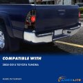 Amerilite Smoke Led Rear Brake Lamp Replacement Taillights Set W Bulbs For 2005-2015 Toyota Tacoma Truck Passenger And Driver