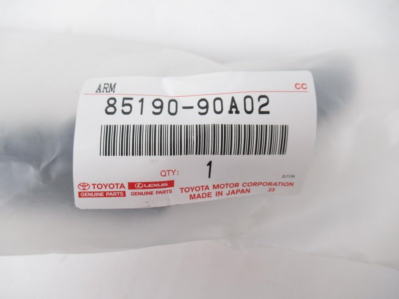 Genuine Wiper Arm Assembly 85190-90a02 For Car Machined Finish Pinch Tab Mounting Type
