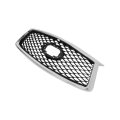 Front Grille Upper Black With Chrome Molding Honeycomb Mesh Replacement For Qx50 2019-2023