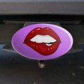 Seductive Luscious Bite Biting Lip Oval Tow Trailer Hitch Cover Plug Insert