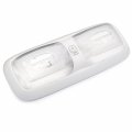 Lumitronics Rv Euro Style 12v Interior Double Dome Light Trailer Camper Lighting On Off Switch 