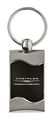 Chrysler Town Country Rectangular Black Car Key Chain Ring Fob 