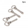 Mromax Expansion Lifting Eyebolt M6x70mm Ring Bolt 3 54 Length 304 Stainless Steel Bolts With Nuts Eye Hooks Anchor Fastener