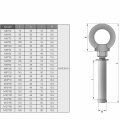 Mromax Expansion Lifting Eyebolt M6x70mm Ring Bolt 3 54 Length 304 Stainless Steel Bolts With Nuts Eye Hooks Anchor Fastener