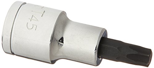 Williams Jhw35284 1 2 Drive X T45 Torx Bit Chrome Finish Socket Chamfered Ends Provides Easy Engagement Grip Rings Allow For