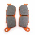 Carbon Ceramic Rear Brake Pads For Vfr1200fd Dct 2010 2011 2012 2013 2014 Orange High Temperature Resistance Performance