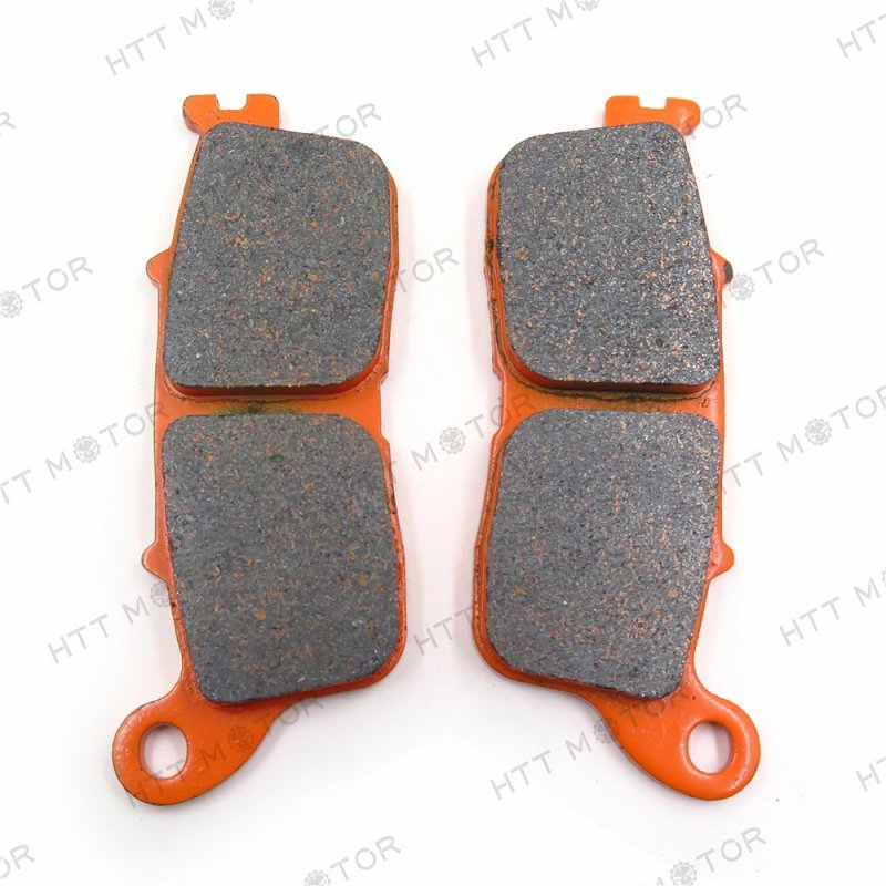 Carbon Ceramic Rear Brake Pads For Vfr1200fd Dct 2010 2011 2012 2013 2014 Orange High Temperature Resistance Performance