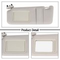 Ocpty Left Right Sides Beige Sun Visor Without Sunroof Fit For 2006 2007 2008 2009 2010 2011 Toyota Camry 74320-06780-e0