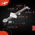 A-premium Electric Power Window Regulator With Motor Compatible Acura Mdx 2007-2013 Sport Utility Rear Left Driver Side Replace