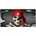 Jolly Roger License Plate 