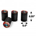 Superman Supergirl Character Tire Rim Wheel Aluminum Valve Stem Caps