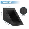 X Autohaux Wheel Chocks Blocks Rubber For Car Travel Trailers Trailer Camper Black 4 92 X2 95 36