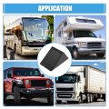 X Autohaux Wheel Chocks Blocks Rubber For Car Travel Trailers Trailer Camper Black 4 92 X2 95 36