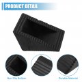 X Autohaux Wheel Chocks Blocks Rubber For Car Travel Trailers Trailer Camper Black 4 92 X2 95 36