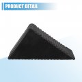 X Autohaux Wheel Chocks Blocks Rubber For Car Travel Trailers Trailer Camper Black 4 92 X2 95 36