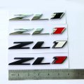 1x Grille Zl1 Emblem Badge Letter Grill Replacement For Camaro Ss Rs Matte Black Red