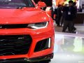 1x Grille Zl1 Emblem Badge Letter Grill Replacement For Camaro Ss Rs Matte Black Red