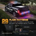 Xridonsen 48 Inch Truck Tailgate Police Lights Strip Rear Window 288 Led Tail Strobe Light Bar Red Blue Emergency Flashing