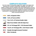 Scosche Install Centric Icak104 True 10 Gauge Hybrid Ofc 4-channel High Current Amplifier Wiring Kit Complete Car Amp Twisted
