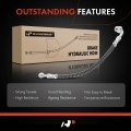 A-premium Rear Driver Or Passenger Outer Brake Hydraulic Hose Compatible With Select Mitsubishi Models Lancer 2003 2004 2005