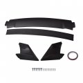 Labwork Unpainted Black Plastic Rear Trunk Spoiler Wing Replacement For 2006-2010 Honda Civic 4dr Sedan