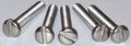 5 16-18 X 2 In Machine Screws Slotted Pan Head Steel Zinc 400 Piece Carton 