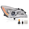 Headlight Assembly Halogen Right Side For Buick Regal 2014-2017 W Bulbs Led Drl Turn Signal Light Gm2503413 13409903 