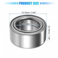 Uxcell 4 Pcs Front And Rear Wheel Bearings No For Polaris Rzr S 800 2010-2014