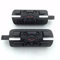 Smt Group Motorcycle Black Wing Skull Zombie Shape Foot Pegs Fits Most Models With H-d Male Mount-style Footpeg Supports See