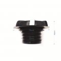 Httmt Mt439-003-new Gas Cap Black Gear Skull Custom Compatible With H-d 84-15 Fuel Tank Screw In