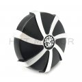 Httmt Mt439-003-new Gas Cap Black Gear Skull Custom Compatible With H-d 84-15 Fuel Tank Screw In